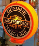 Harley-Davidson Genuine Gasoline Reproduction Poly Plastic Gas Pump Globe