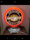Harley-Davidson Genuine Gasoline Reproduction Poly Plastic Gas Pump Globe
