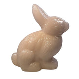 Mosser Crown Tuscan Pink Glass Sitting Bunny Rabbit Figurine USA New