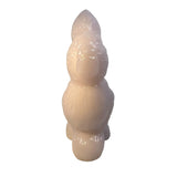 Mosser Crown Tuscan Pink Glass Sitting Bunny Rabbit Figurine USA New
