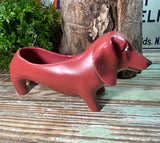 Allen Designs Dachshund Planter