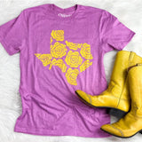 Yellow Rose Of Texas T-shirt Oliver & Otis Pink Size M Unisex Crew Neck