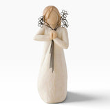 Willow Tree "Friendship" Hand-Painted Figurine With Flower Bouquet New
