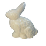 Mosser Milk Glass White Glass Sitting Bunny Rabbit USA New