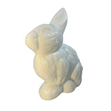 Mosser Milk Glass White Glass Sitting Bunny Rabbit USA New