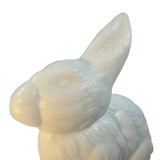 Mosser Milk Glass White Glass Sitting Bunny Rabbit USA New