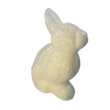 Mosser Milk Glass White Glass Sitting Bunny Rabbit USA New