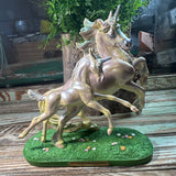 Trail of Painted Ponies Unicorn Mare and Foal Joyful Serenade