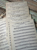 Antique A Night of Memories Foxtrot Orchestra Sheet Music