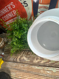 Vintage Mushroom Milk Glass Light Shade