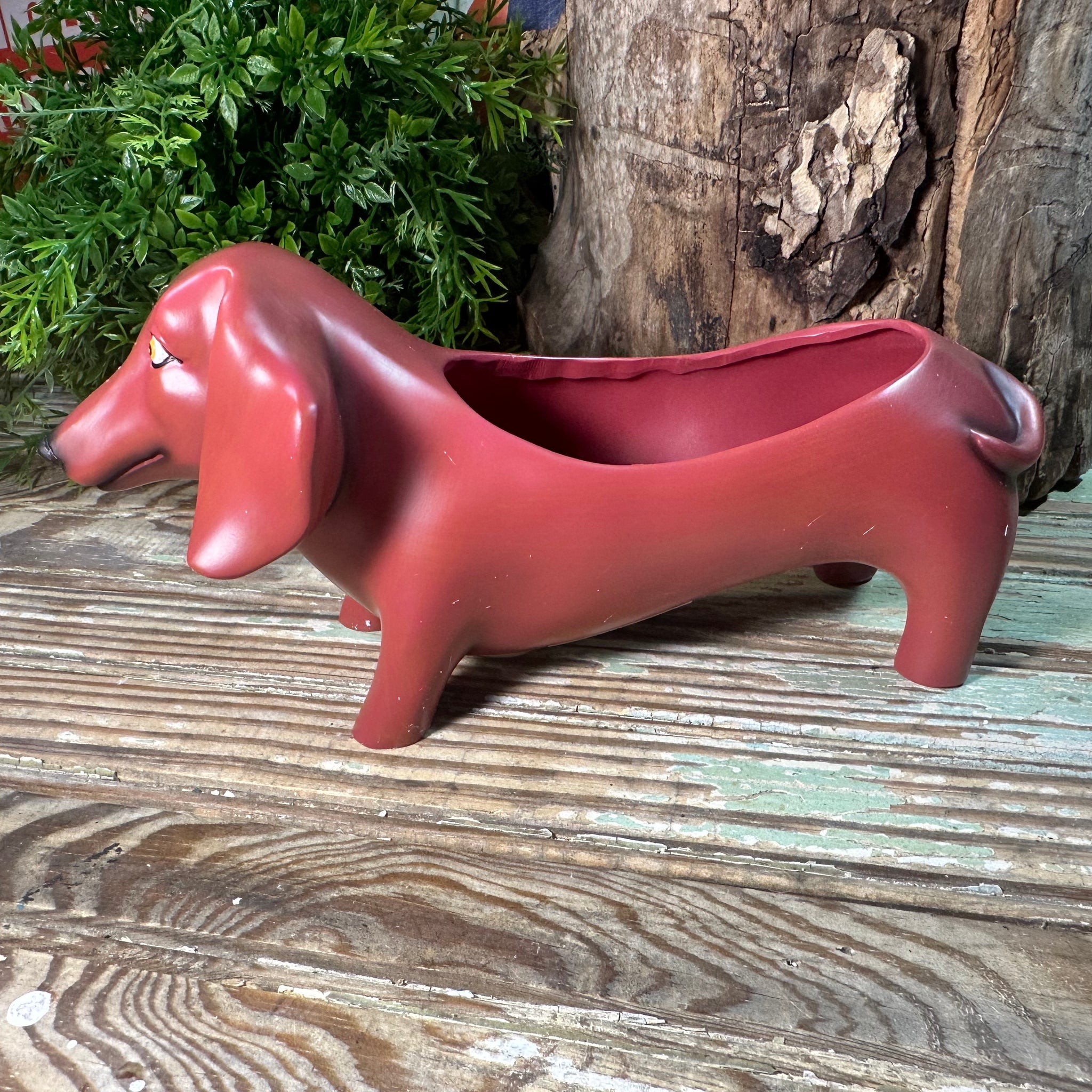Allen Designs Dachshund Wienie Dog Planter Flower Pot  Conner's Corner  Collectibles, Antiques, Boutique & Gifts