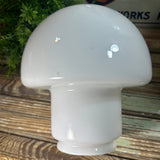 Vintage Mushroom Milk Glass Light Shade