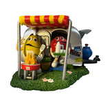M&Ms Camping Figurine 2011 Vintage Collectible With Airstream Trailer & BBQ Scene Home Sweet Home