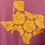 Yellow Rose Of Texas T-shirt Oliver & Otis Pink Size M Unisex Crew Neck