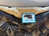 Agaci-too Black Lace Top Long Sleeve Boho Whimsygoth Witchy Retro Sexy Size M Pre-worn