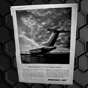 Vintage 1963￼ Boeing 727 Original Magazine Advertisement