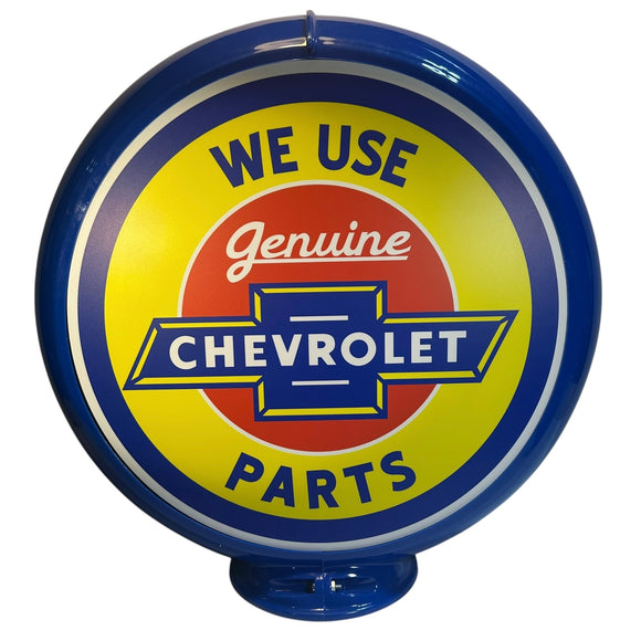 Chevrolet Poly Plastic Reproduction Gas Pump Globe New