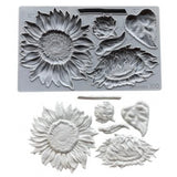 Iron Orchid Designs Sunflowers 6” x 10” IOD Mould™ Mold Summer