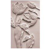 Iron Orchid Designs Tulips 6” x 10” IOD Mould™ Mold Spring Easter