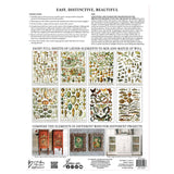 Iron Orchid Designs IOD Millot’s Pages Rub On Transfer Pad 8 Pages, 12” x 16”