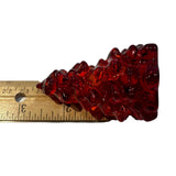 Pair Mosser Glass Trees Ruby Red 2.75” USA New