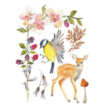 Iron Orchid Designs IOD Whispering Willow Rub On Transfer Pad 8 Pages, 12” x 16”