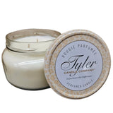 Tyler Candle Diva 2 Wick Candle 22 Oz Fruity Floral Chocolate Amber Made in Texas