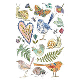 Iron Orchid Designs IOD Fern Fables™ Rub On Transfer Pad 8 Pages, 8” x 12”