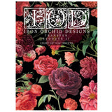 Iron Orchid Designs Redoute II Rub On Transfer, 8 Page Pad, 12” x 16”