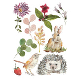 Iron Orchid Designs IOD Whispering Willow Rub On Transfer Pad 8 Pages, 12” x 16”