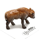 Little Critterz Young Bison Teton Miniature Tiny Porcelain Buffalo Figurine New