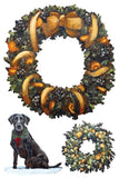 Iron Orchid Designs A Cotswold Christmas IOD 8 Page Transfer Pad 8” x 12”  English Houses Wreath Sheep Cow Dog Christmas Holiday