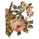 Iron Orchid Designs IOD Joie Des Roses Rub On Transfer Pad, 8 Pages, 12” x 16”