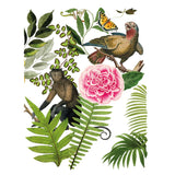 Iron Orchid Designs IOD Bungalow Rub On Transfer 8 Pages, 12” x 16”