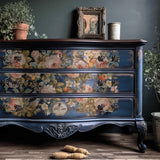 Iron Orchid Designs IOD Joie Des Roses Rub On Transfer Pad, 8 Pages, 12” x 16”