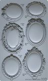 Iron Orchid Designs Vintage Brooches 6” x 10” IOD Mould™ Frames Mold