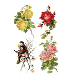 Iron Orchid Designs Catharina Rub On Transfer Pad, 8 Pages, 8” x 12”