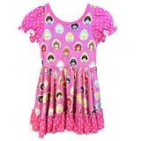 Charlie’s Project Twirl Dress Pink Disney Inspired Princesses Ruffles Pockets