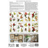 Iron Orchid Designs Catharina Rub On Transfer Pad, 8 Pages, 8” x 12”