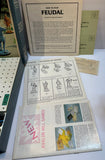 Vintage 1967 FEUDAL Board Game 3M Bookshelf Game of Siege Conquest