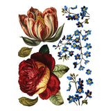 Iron Orchid Designs IOD Collage de Fleurs Rub On Transfer Pad 8 Pages 12” x 16”