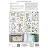 Iron Orchid Designs IOD Fern Fables™ Rub On Transfer Pad 8 Pages, 8” x 12”