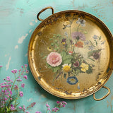 Iron Orchid Designs Wilde Bloemen Rub On Transfer Pad, 8 Pages, 8” x 12”