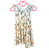 Charlie’s Project Twirl Dress Circle Skirt Butterflies Cats Kittens Pockets Size 2T