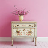 Iron Orchid Designs Saint Germain Rub On Transfer Pad, 8 Pages, 12” x 16”