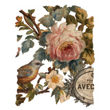 Iron Orchid Designs IOD Joie Des Roses Rub On Transfer Pad, 8 Pages, 12” x 16”