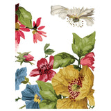 Iron Orchid Designs IOD Wall Flower Rub On Transfer Pad, 8 Pages, 12” x 16”