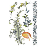 Iron Orchid Designs Fairytale Florals, Rub On Transfer Pad, 8 Pages, 8” x 12”