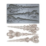 Iron Orchid Designs IOD Angelic Tapers Mould 6” x 10”