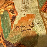 Alice in Wonderland Orange T Shirt Queen Of Hearts Cards Size L